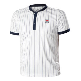 Tenisové Oblečení Fila T-Shirt Stripes Button